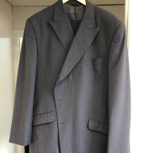 Phat Farm Mens Suit. Blue with stripes